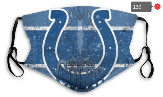 NFL Indianapolis Colts #5 Dust mask with filter->nfl dust mask->Sports Accessory